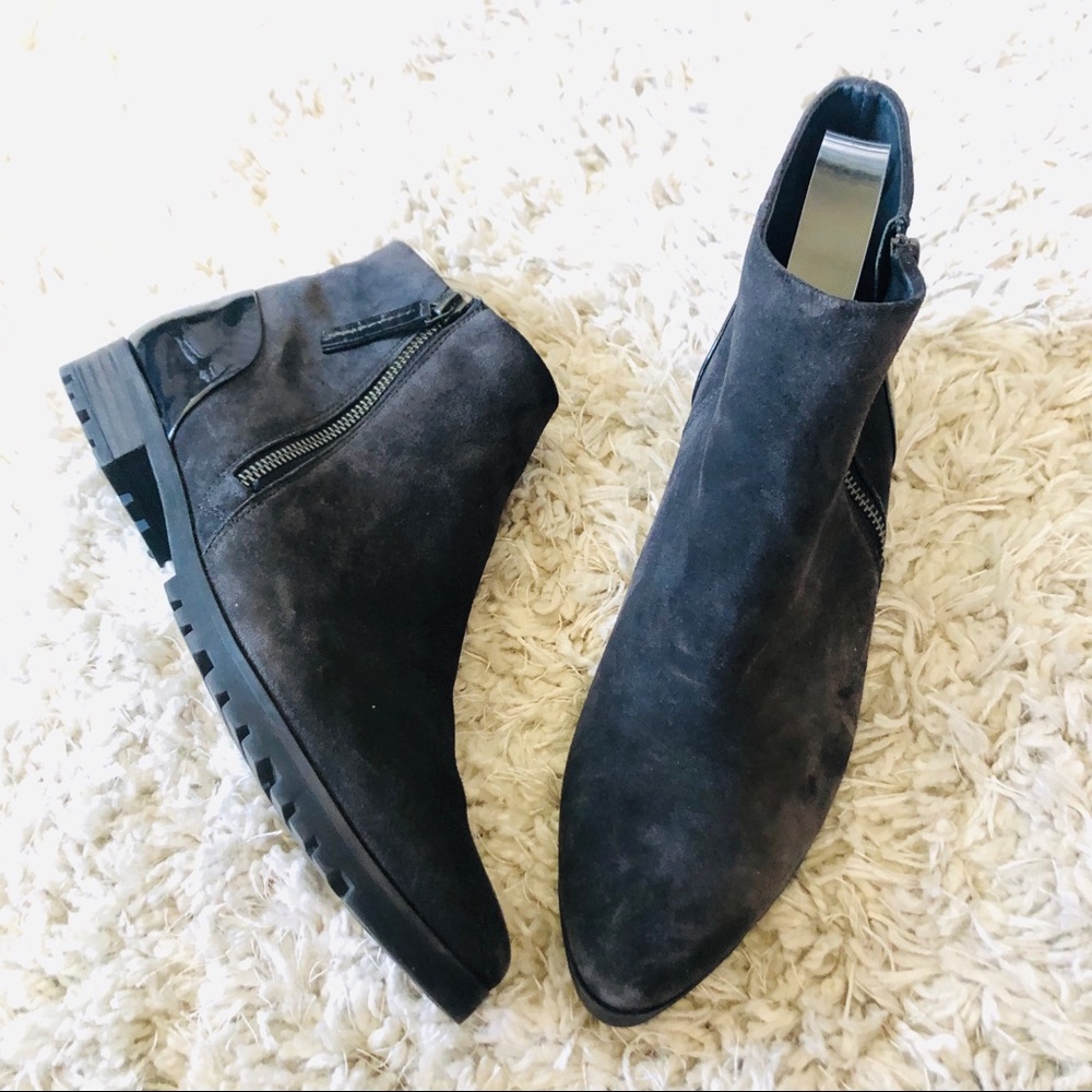 Paul Green suede boots grey/brown size 9